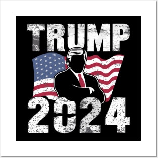 Trump 2024 Keep America Great Again Posters and Art